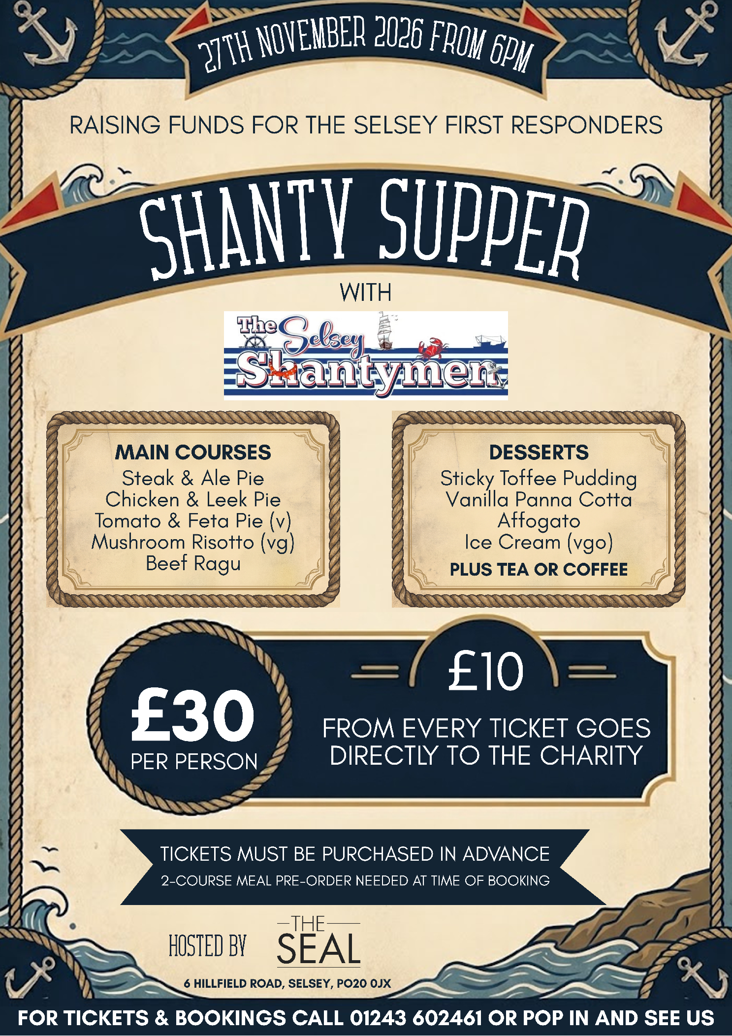 Charity Night at The Seal